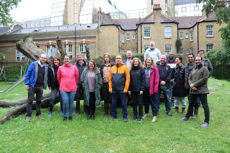 Feedback Medical team volunteering in Southwark park gardens