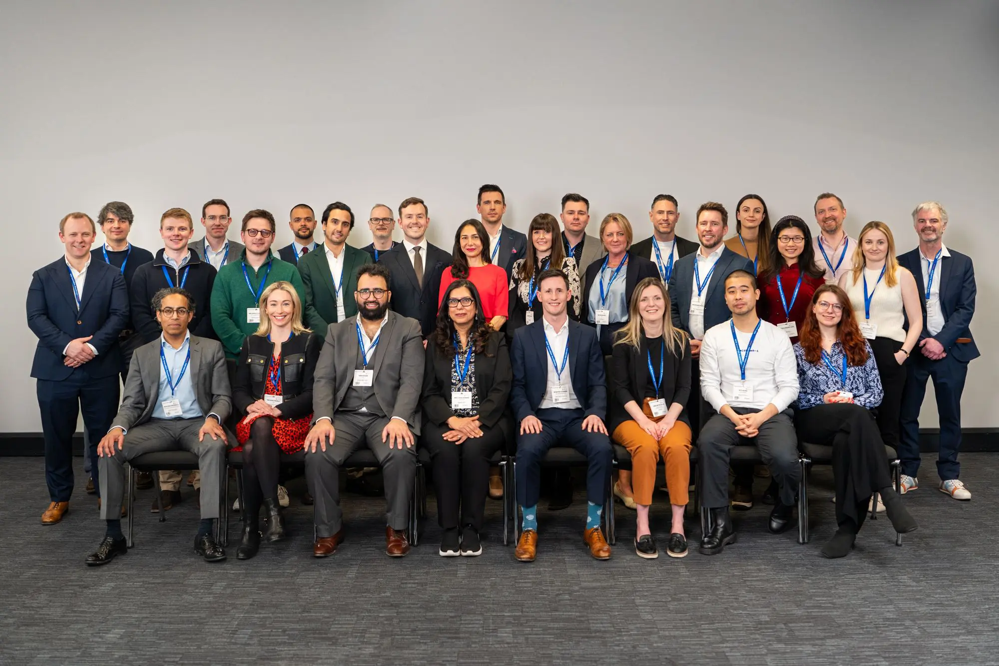 image of NHS Innovation Accelerator Fellows 2025 including CEO Dr Tom Oakley